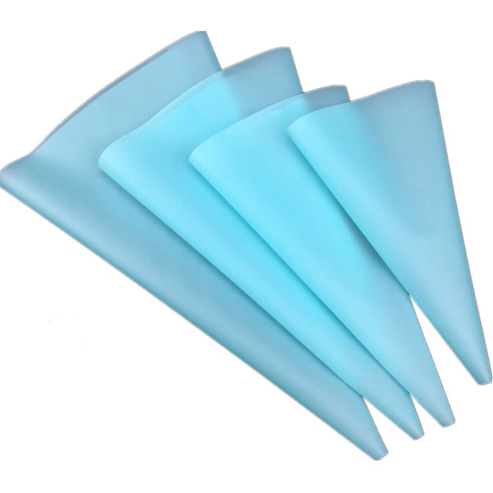 CFtrum 3 Different Sizes Reusable Cloth Icing Piping Bags for Cake Decoration, Cookies, Desserts, Cupcakes and Macaroons