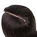Practice Mannequin Head 100% Human Hair Mannequin Head Human Hair Styling Dye Cutting Hairdresser Training Head Manikin Cosmetology Doll Head Natural Black 18
