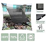 Agfabric 70% Rating- 6ftx 12ft Prefabricated Sunblock Shade Panel, Shade Tarp Panel with Gromments, for Greenhouse, Barn or Kennel, Pool, Pergola or Carport