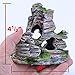 pranovo Mountain View Decor Rockery Landscape Rock Hiding Cave Tree Aquarium Ornament Fish Tank Decorationthumb 3
