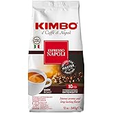 Kimbo Napoli Original Whole Bean Coffee, Dark Roast, 12oz