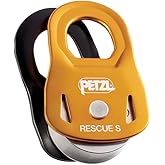 Petzl, Rescue S, Ultra-Compact High-Efficiency Pulley, Yellow