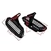 Chrome-Plated Aluminum Streamliner Passenger Footboard Floor Board & Mount Kit Compatible with 1993-2023 Harley Touring Models (Rear Floorboard, Black)