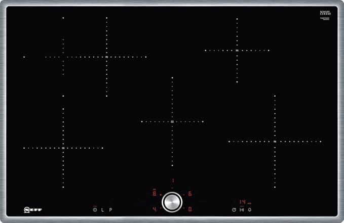 Neff T48bt00n0 Induction Hob N70 80 Cm Twistpad Flat Roasting Zone Stainless Steel Frame Amazon De Large Appliances