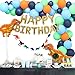 Dinosaur Party Supplies, Happy Birthday Balloons, Dinosaur Balloons, Dinosaur Birthday Party Supplies, Dinosaur Decorations, Balloon Arch, Dinosaur Birthday, Dinosaur Party Decorations, Dinosaur Party