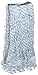 Rubbermaid Commercial Products Finish Wet Mop Head Replacement, 24-Ounce Capacity, 1-Inch Headband, White, Cotton/Synthetic Industrial Wet Mop for Floor Cleaning Office/School/Stadium/Lobby/Restaurant