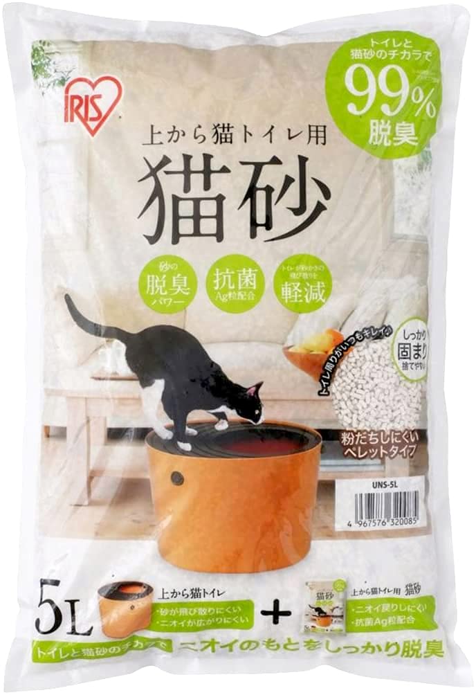 アイリスオーヤマ 上から猫トイレ用猫砂 5L商品画像