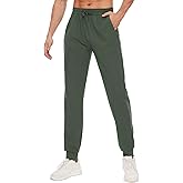 SEVEGO Men's 31"/33"/35"/37" Tall Inseam Joggers Lightweight Sweatpants 3 Zipper Pocket Tapered Athletic Workout Gym Pant