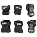 Rollerblade Bladegear XT Junior 3 Pack Protective Gear, Knee Pads, Elbow Pads and Wrist Guards, Multi Sport Protection,Youth, Black, XX-Small