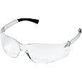 MCR Safety Glasses BearKat ‎‎BKH20 Clear Polycarbonate lenses, UV light protective eyewear with Scratch Resistant Duramass Technology, Bifocal Safety Glasses 2.0 Diopter