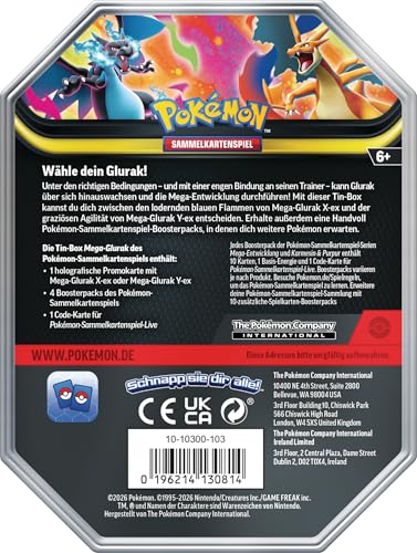 Pokémon (Sammelkartenspiel), PKM Tin 127 Mega-Glurak Y 2