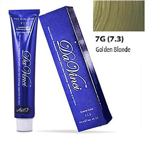 DaVinci Hair Color 7G - Golden Blonde (3.4 oz.)