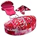 MyEyeglassCase Hard Sunglasses Cases for Large to oversized frames with cleaning cloth (AS179 Peonies)