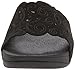 FitFlop Women's Flora Slide Flip Flop, Black, 7 M US