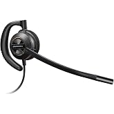 Poly - EncorePro 530 Quick Disconnect (QD) Headset (Plantronics) - Works with Poly Call Center Digital Adapters (Sold Separately) - Acoustic Hearing Protection - Over-the-Ear Wearing Style,Black