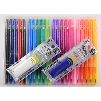 Buy Pilot Frixion Ball Slim Erasable 0 38mm Extra Fine Ballpoint Pen Color With Frixion 2 Eraser Set Online In Bahrain B075g72vx8