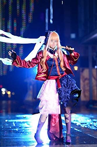 Amazon 超時空要塞マクロスf 恋離飛翼 サヨナラノツバサ シェリル ノーム Noires コスプレ衣装 ウィッグ 靴別売り コスチューム Cosplayコスチューム 変身 仮装 ステージ服 舞台 ハロウィン クリスマス風 コスプレ 仮装 通販