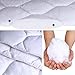 Quilted Fitted Mattress Pad | Mattress Cover Breathable, Waterproof, Hypoallergenic - Mattress Topper (King Size)