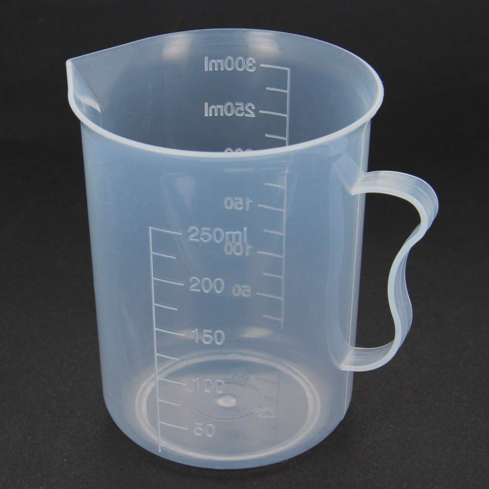 Othmro 4Pack Plastic Measuring Cup With Handle Beaker Laboratory Set 250ml on Galleon Philippines