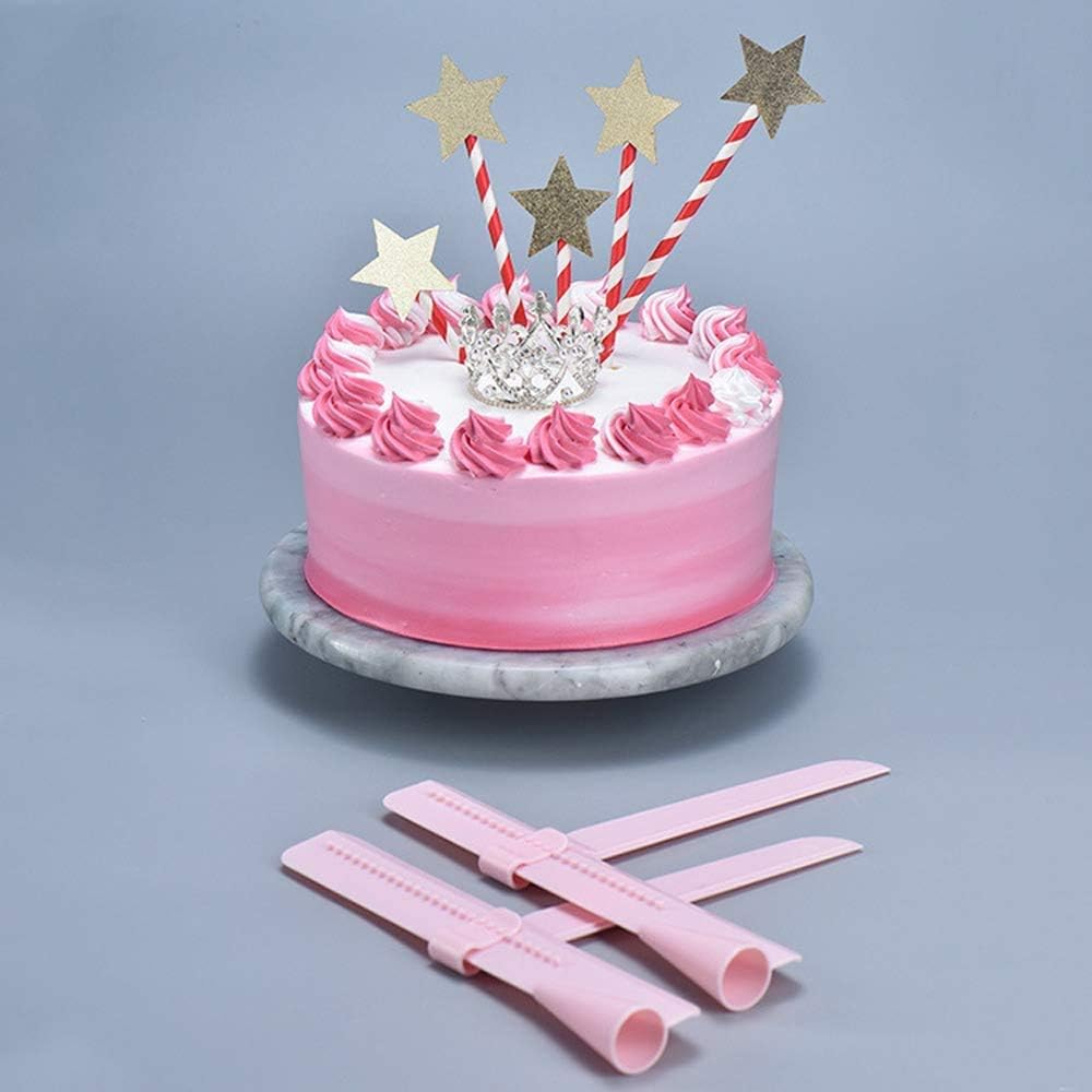 Napravi Rs Jahemu Gateau Plus Lisse Reglable Spatules A Gateau Avec Grattoir A Gateau En Plastique Racleur De Pate Decoupeurs Outil De Cuisine De Decoration De Gateau 5 Pieces Patisserie Outils De Modelage