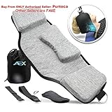 Neck Head Hammock Cervical Traction Device for Neck Pain Relief and Spinal Decompression - Memory Foam Cushioning with Adjustable Straps, Sleep Mask and Carry Bag - by Purtoca