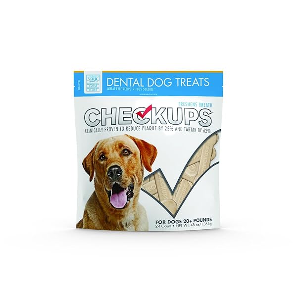 CHECKUPS DENTAL DOG TREATS, 24 TREATS – 48 OZ.