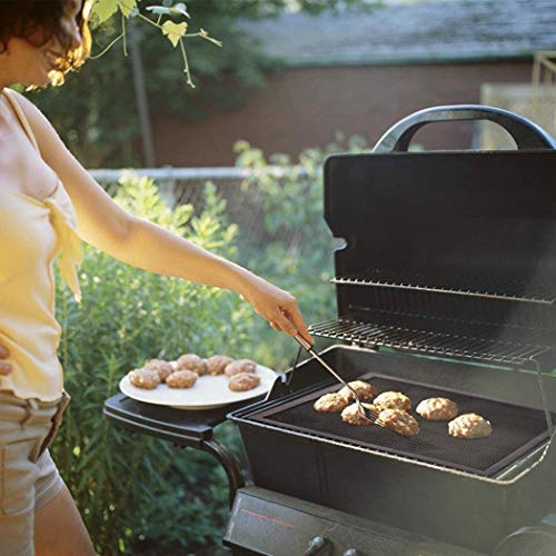 WOHLOPL Grill Mesh Mat, Non Stick BBQ Mesh Grilling Mats for Outdoor