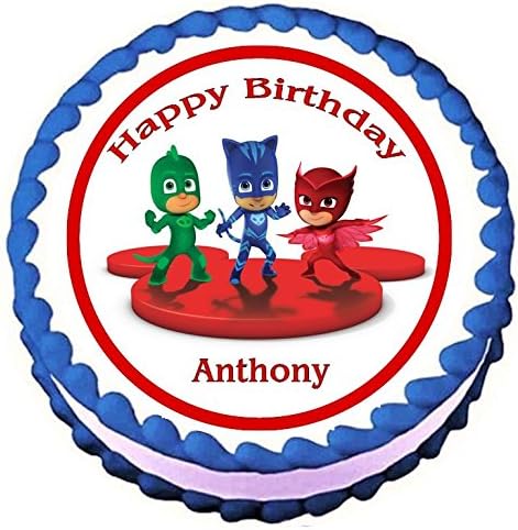 PJ Masks Edible Frosting Sheet Cake Topper - 7.5" Round