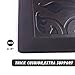 Amcomfy Anti Fatigue Kitchen Mat Cushioned Non Slip Comfort Floor Mats, Standing Mats for Home Kitchen Sink Office Standing Desk Standup Desk Riser Laundry (Dark Brown, 24