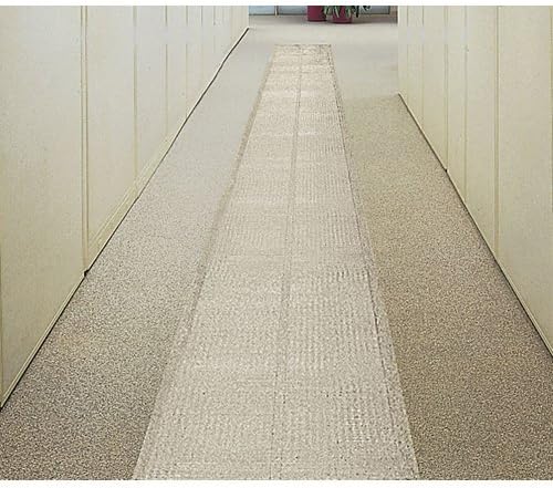 E.S. Robbins 110606 3 ft. x 60 ft. Ribbed Clear Vinyl Runner