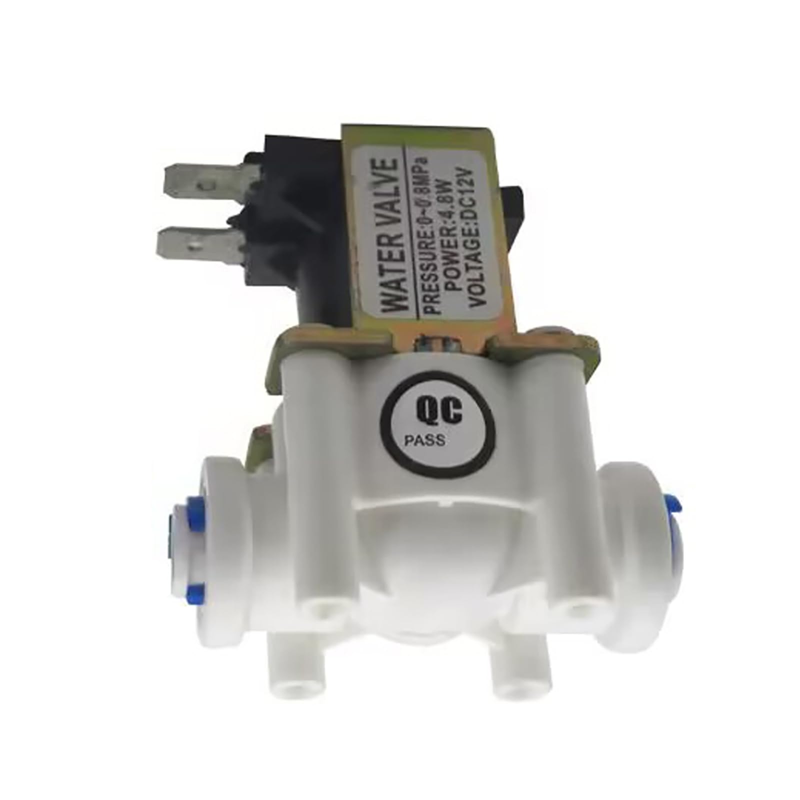 GREDIA 1/4" DC 12V Solenoid Valve N/C Normally Closed Water Inlet Flow Switch