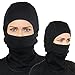 mysuntown None Wool Balaclava Ski Mask - Keeps You Warm and Comfortable, Never Cold and Icky, Black/Noir, One Size Fit Most