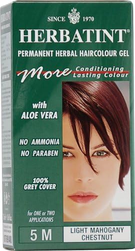 5m Lite Mahogany Chestn Permanant Hair Colour Brand: Herbatint Hair Colour
