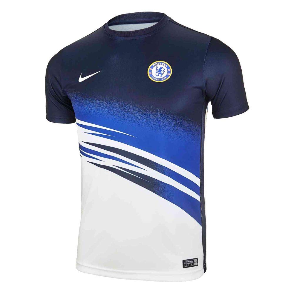 Nike 2019-20 Chelsea Youth Dri-Fit Training Top - White-Blue XL: Amazon.in: Sports, Fitness 