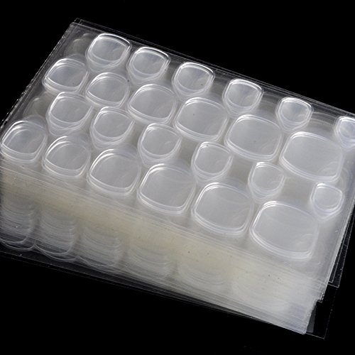 1lot= 10 Sheets Nail Glue Jelly Double-side Glue Sticker Transparent Flexible 240pcs Acrylic Adhesive Nail Glue - Thumbnail 3