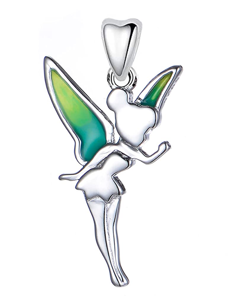 Tinkerbell Fairy Pendant Charm for Pandora Bracelet or Necklace Genuine 925 Sterling Silver Her Girls Women - Gift Boxed