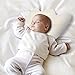 UINSTONE Newborn Baby Pillow in CROWN shape / 100% COTTON Head-shaping Pillow (0-12 Months)