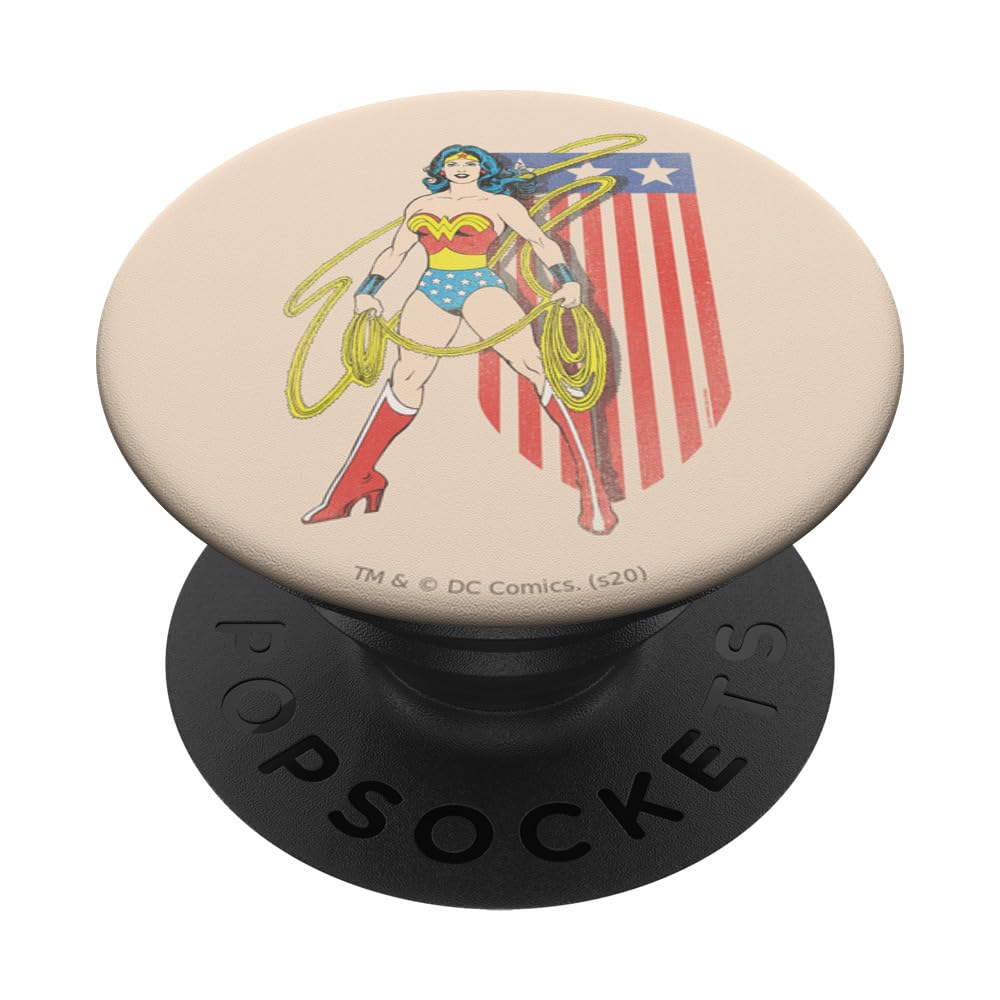 Wonder Woman USA Banner PopSockets Swappable PopGrip