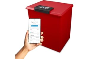 LOXX BOXX PARCEL PERFECT Loxx Boxx Classic (Medium) is a Secure Package Delivery Box with an App That manages Access, Deliveries, Tamper, and Monitors Temperature. All with Notifications to Your Phone!