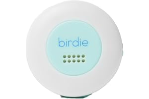 She's Birdie - The Original Personal Safety Alarm Disc for Bikes, Hikes, and Late Nights - Loud Siren, LED Light for Extra Visibility, Rechargeable, Handsfree, Lightweight, Water Resistant (Aqua)