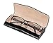 Hard Shell Eyeglass Case For Small To Medium Frames- Tailored And Padded Faux Leather