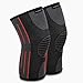 Knee Brace - Knee Sleeve - Knee Support - Compression Knee Brace for Running CrossFit Powerlifting - Knee Compression for Women - Men - 1 Pair