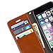 SafeSleeve SS-6L EMF Radiation and RFID Blocking Wallet Case for The iPhone 6/6S, Genuine Leather