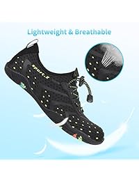 HEETA Zapatos de Deporte de Agua para Mujeres Hombres Secado Rápido Aqua Calcetines Natación Descalzo Playa Natación Zapatos