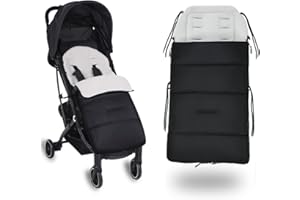 JOFOL BABE Baby Bunting Bag Stroller Footmuff - Warm Bunting Bag Baby Stroller - Winter Baby Bunting Bag Stroller - Universal Stroller Bunting Bag Infant - Outdoor Stroller Sleeping Bag Toddler (Grey)
