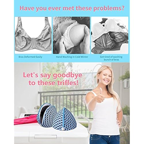Large Bra Wash Bags, Daly Kate Premium Quality Mesh Big Bra Laundry Bags Shells Underwire Saver Triple Net Strengthen Protection for Delicates Bra and Lingerie, Fit for DDD,HHH Home & Kitchen, Storage & Organization, Laundry Storage & Organization, Laundry Bags