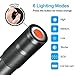 Vockvic LED COB Flashlight 2 pack, Cree High 1000 Lumens Super Bright Tactical Flashlight, Portable Waterproof Zoomable Work Light with 6 Light Modes and Magnetic Base for Camping Outdoor Emergency