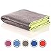 Microfiber Sports and Non Slip Hot Yoga Mat Towel - Quick Dry, Soft and Absorbent Gym Towels - Camping, Fitness, Workout, Pilates, Travel or Beach