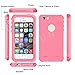 EFFUN Waterproof Case for iPhone 5/5S/SE Case(for SE 2016 4.0 INCH), IP68 Certified Waterproof Dustproof Shockproof Case Fully Sealed Underwater Cover with Built-in Screen Protector Pink