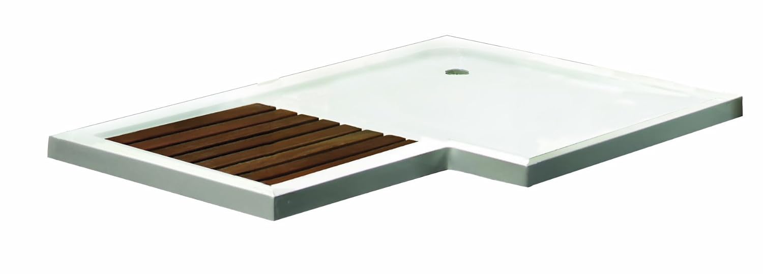 Aqualux 1500 X 1000mm Lh Square Walk In Tray Amazon Co Uk Diy